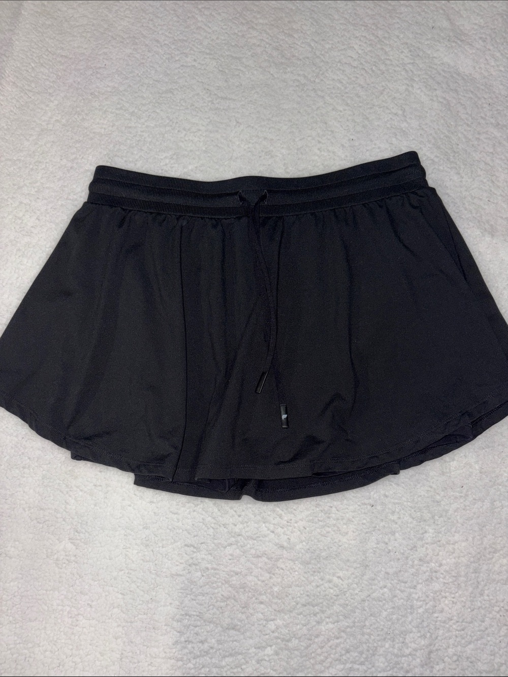 Fabletics large Black Athletic Skort with Drawstring